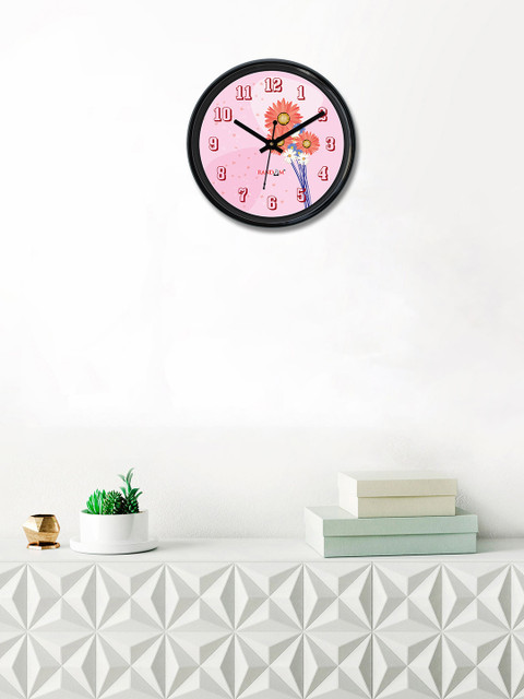 

RANDOM Pink Round Printed Analogue 30 cm Wall Clock