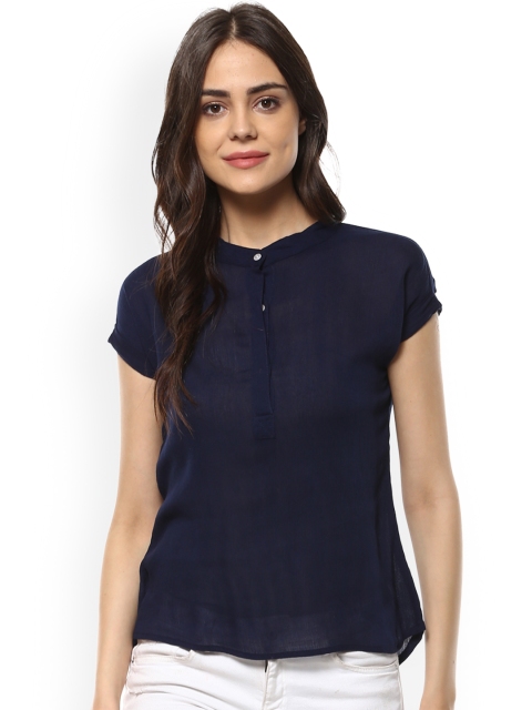

Mayra Women Blue Solid Top