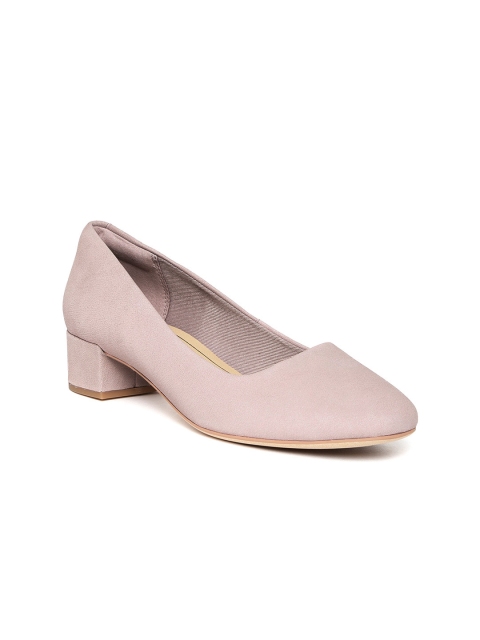 

Clarks Women Lavender Leather Solid Pumps