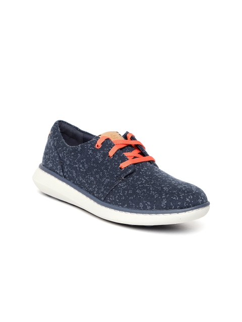 

Clarks Women Navy Blue Sneakers