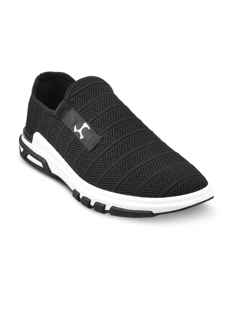 

Mochi Men Black Slip-On Sneakers