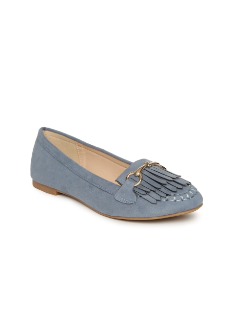 

Addons Women Blue Solid Ballerinas