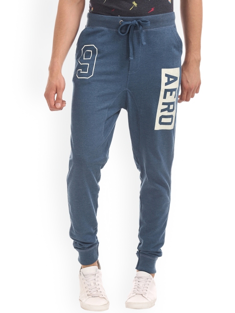 

Aeropostale Men Blue Regular Fit Solid Joggers