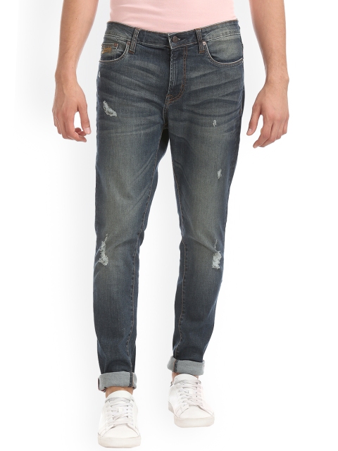 

Aeropostale Men Blue Super Skinny Fit Mid-Rise Mildly Distressed Stretchable Jeans