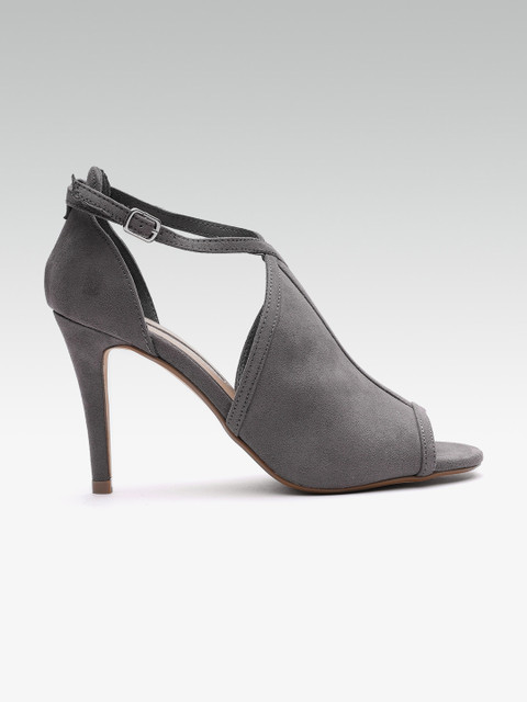 

DOROTHY PERKINS Women Grey Solid Heels