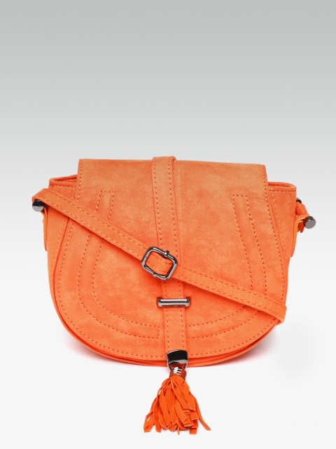

DOROTHY PERKINS Orange Solid Sling Bag