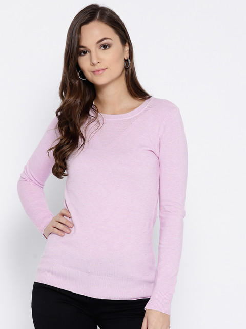 

Fort Collins Women Lavender Solid Sweater