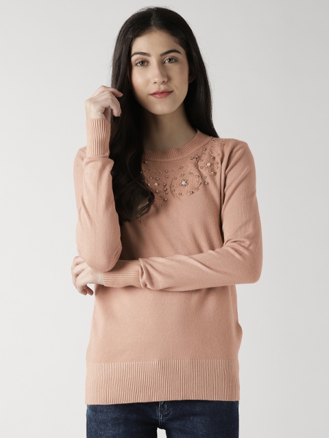 

Fort Collins Women Beige Solid Pullover
