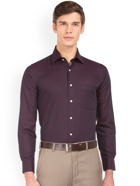 

Arrow Men Burgundy Regular Fit Printed Formal Shirt