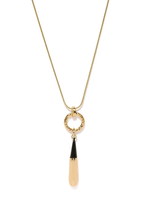 

Ayesha Gold-Toned Metal Pendant with Chain