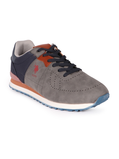 

U.S. Polo Assn. Men Grey Sneakers