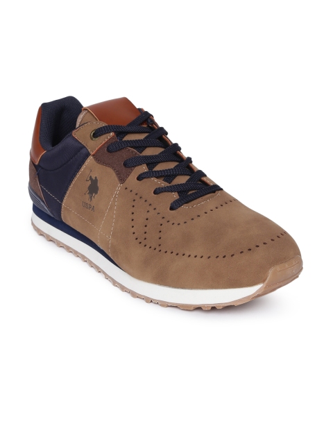 

U.S. Polo Assn. Men Brown Tabor Sneakers