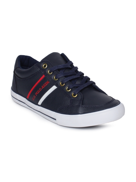 

U.S. Polo Assn. Men Navy Blue Solid SKOGS Sneakers
