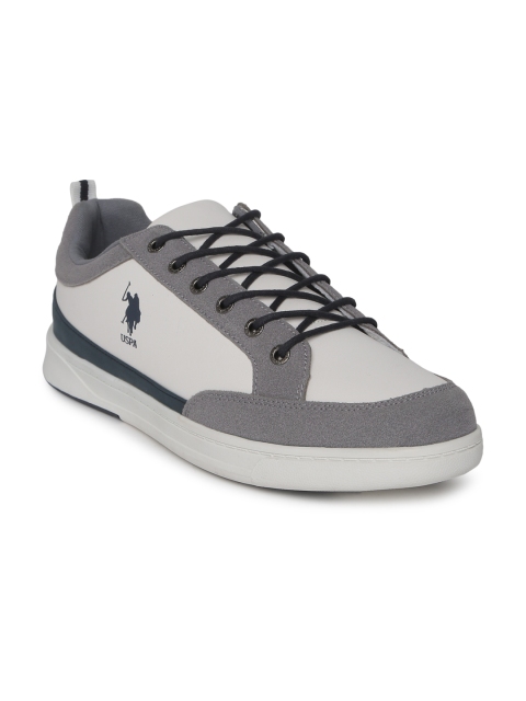 

U.S. Polo Assn. Men White Fratello Sneakers