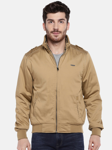 

Red Tape Men Beige Solid Padded Jacket