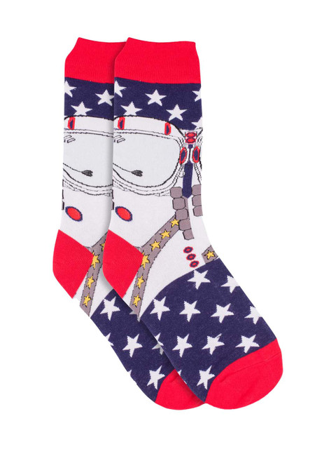 

The Tie Hub Men Blue & White Printed Above Ankle-Length Socks