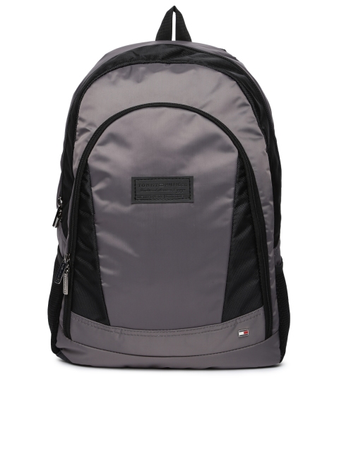 

Tommy Hilfiger Unisex Grey Solid Backpack