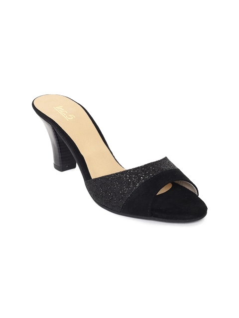 

Inc 5 Women Black Solid Peep Toes