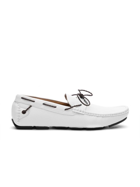 

Carlton London Men White Boat Shoes