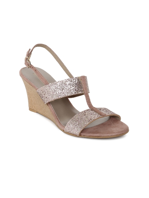 

Inc 5 Women Rose Gold-Toned Wedges