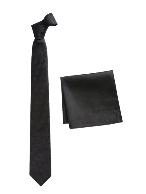 

next Black Solid Skinny Tie