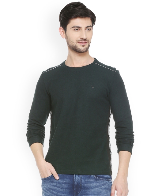 

Solly Sport Men Green Solid Round Neck T-shirt