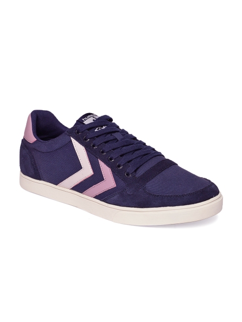 

hummel Unisex Blue Sneakers