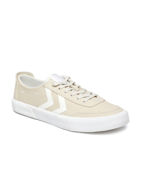 

hummel Unisex Cream-Coloured Sneakers