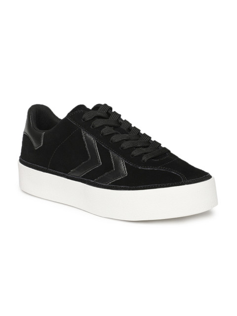 

hummel Women Black Suede Sneakers