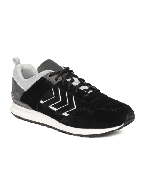 

hummel Unisex Black Suede Sneakers