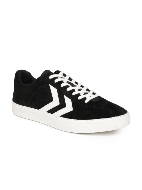 

hummel Unisex Black Suede Sneakers
