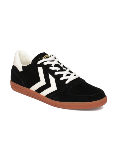 

hummel Unisex Black Suede Sneakers