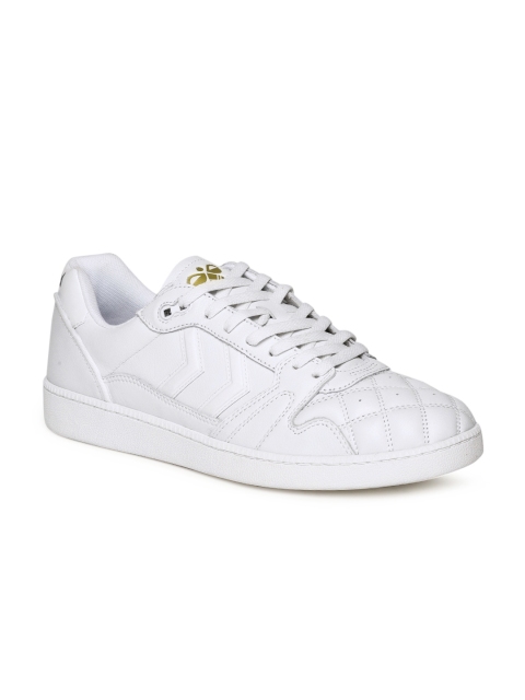 

hummel Unisex White HB Team Quilt Sneakers