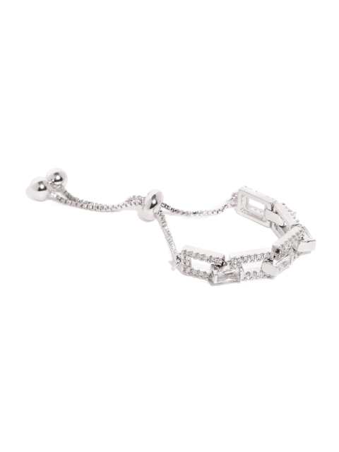 

Amavi Women Silver-Toned Drawstring Finger Ring