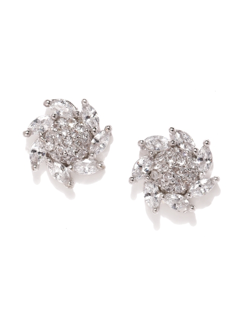 

Amavi Silver-Toned Circular Studs