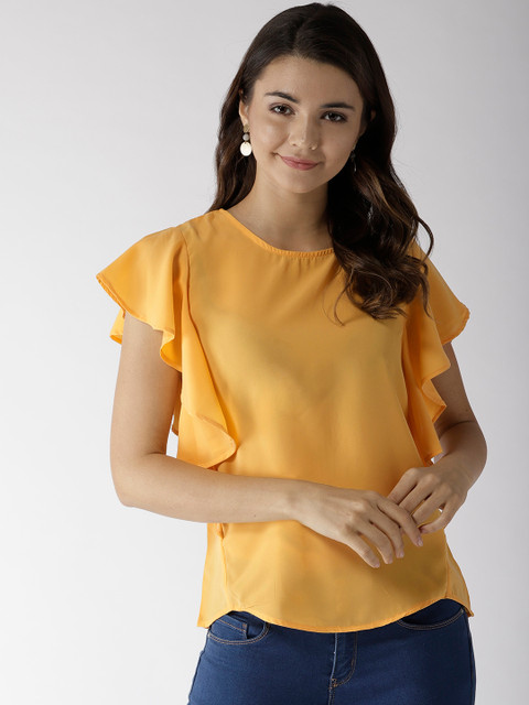 

Harpa Women Yellow Solid Top