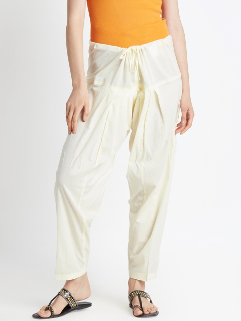 

RANGMANCH BY PANTALOONS Women Off-White Salwar