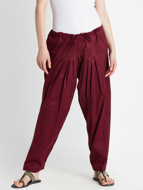 

RANGMANCH BY PANTALOONS Women Maroon Salwar