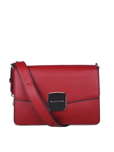 

GIORDANO Red Solid Sling Bag