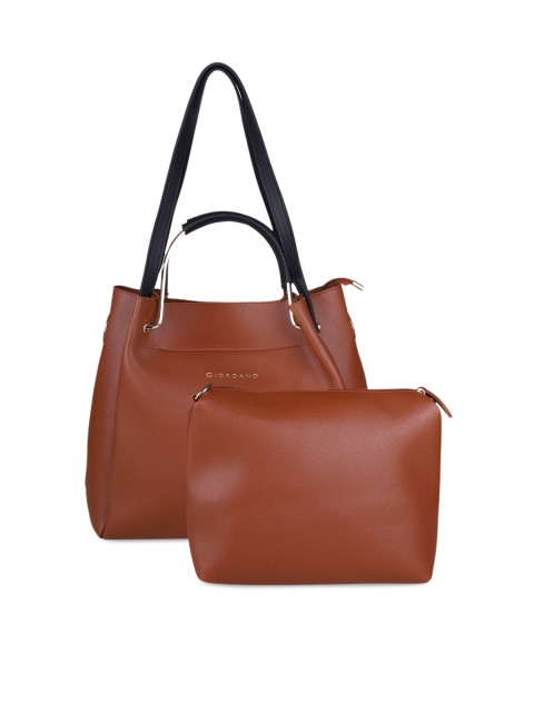 

GIORDANO Brown Solid Shoulder Bag