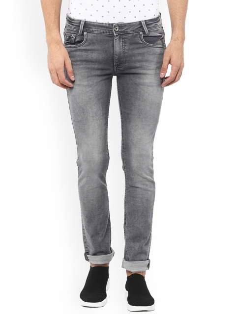 

Mufti Men Grey Slim Fit Mid-Rise Clean Look Stretchable Jeans