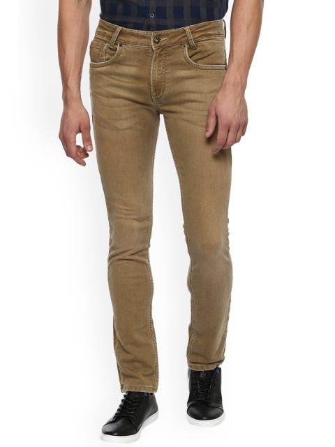 

Mufti Men Khaki Slim Fit Mid-Rise Clean Look Stretchable Jeans