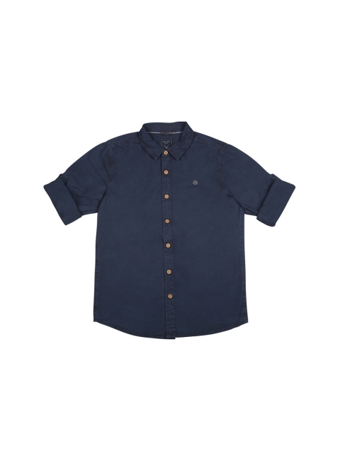 

Allen Solly Junior Boys Navy Blue Regular Fit Solid Casual Shirt