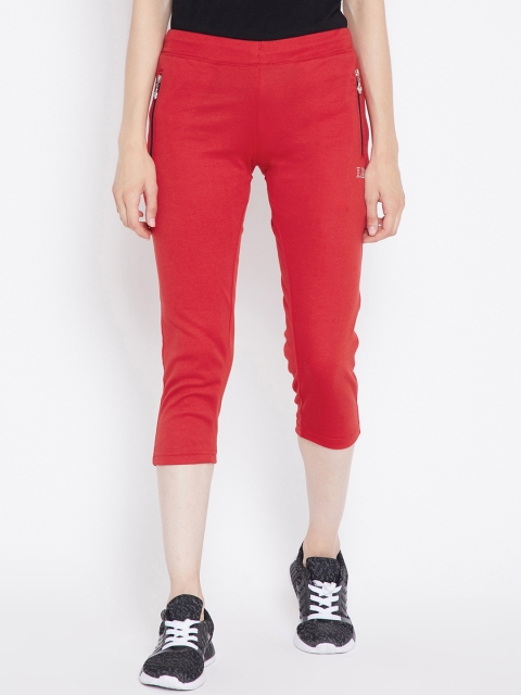 

Camey Women Red Slim Fit Track Pants