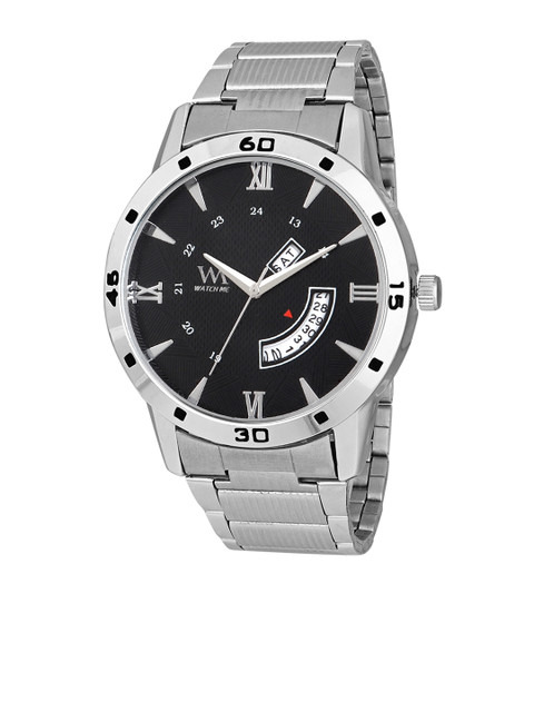 

WM Men Black Analogue Watch