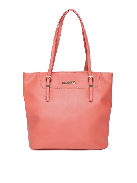 

Caprese Coral Pink Solid Shoulder Bag