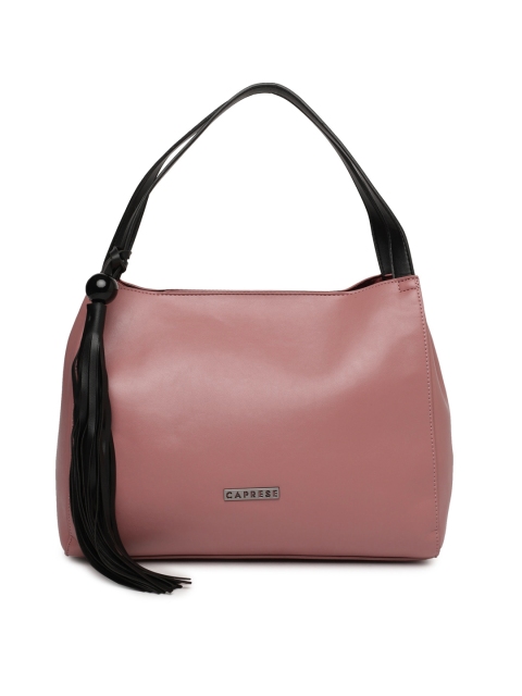 

Caprese Pink Solid Shoulder Bag