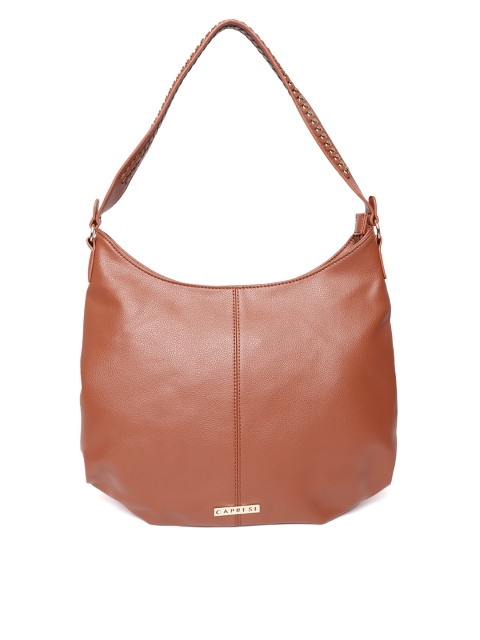

Caprese Rust Brown Solid Hobo Bag