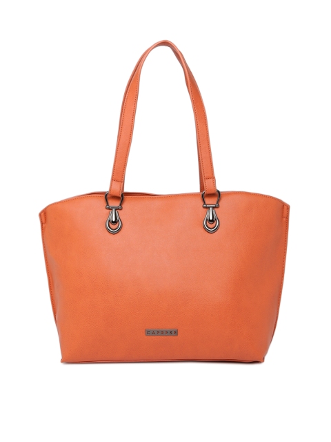 

Caprese Orange Solid Shoulder Bag