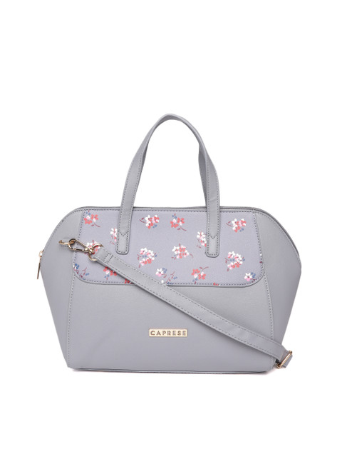 

Caprese Grey Printed Detail Handheld Bag with Sling Strap